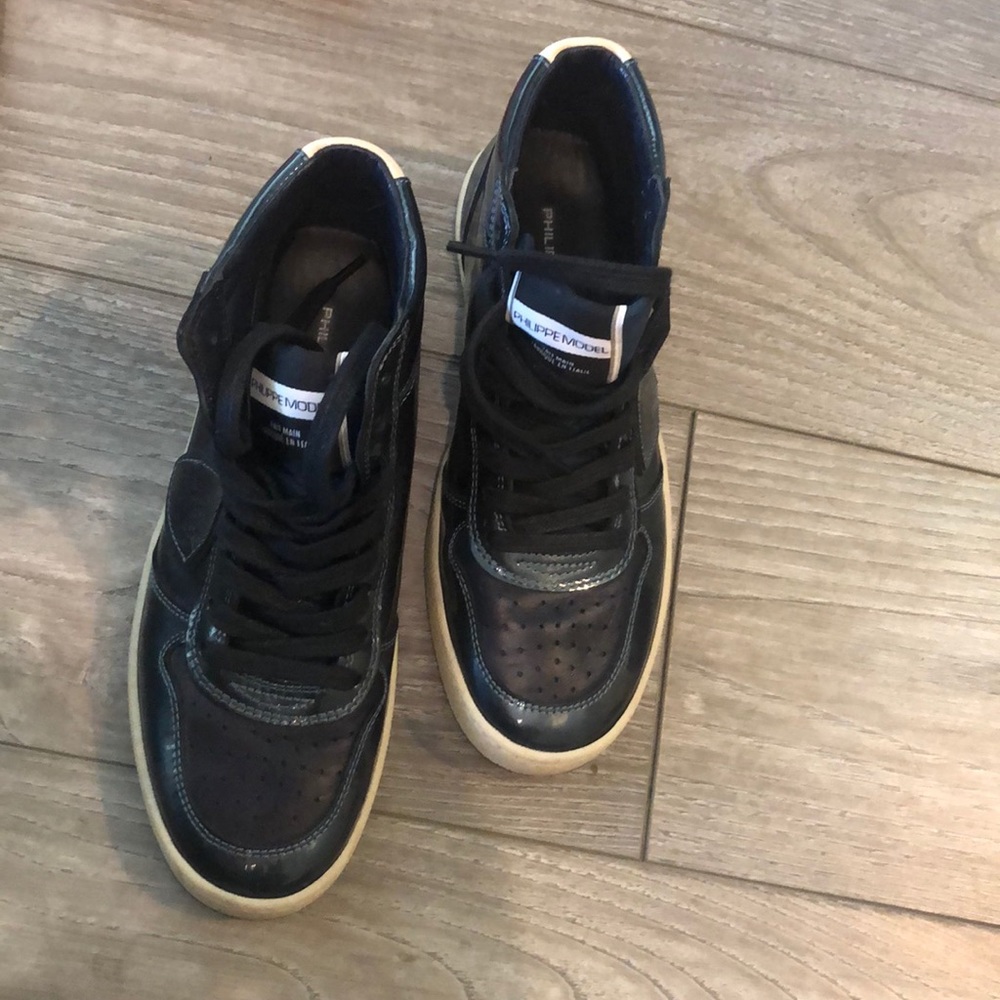 Philippe Model high top Lakers sneakers